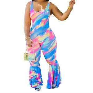 Tie-dye Jumpsuit